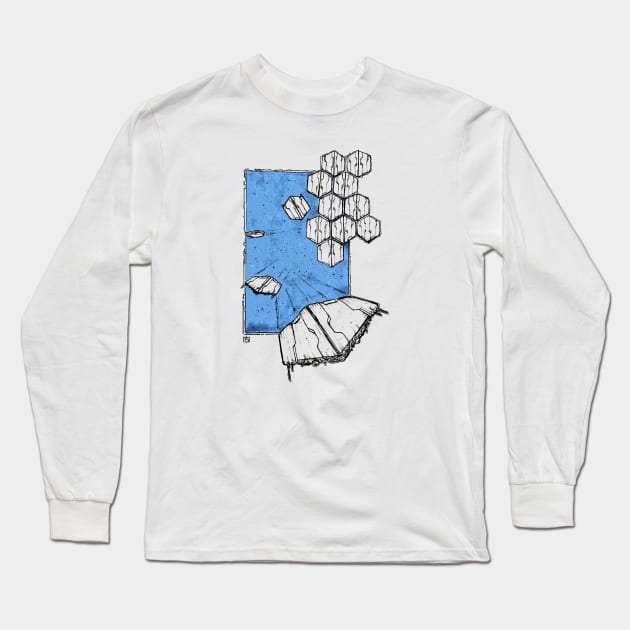 Space Fighters Long Sleeve T-Shirt by INKSPACE